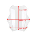 Adjustable Wind Screen Windshield for Universal Motorcycle (22MM 25MM 28MM)