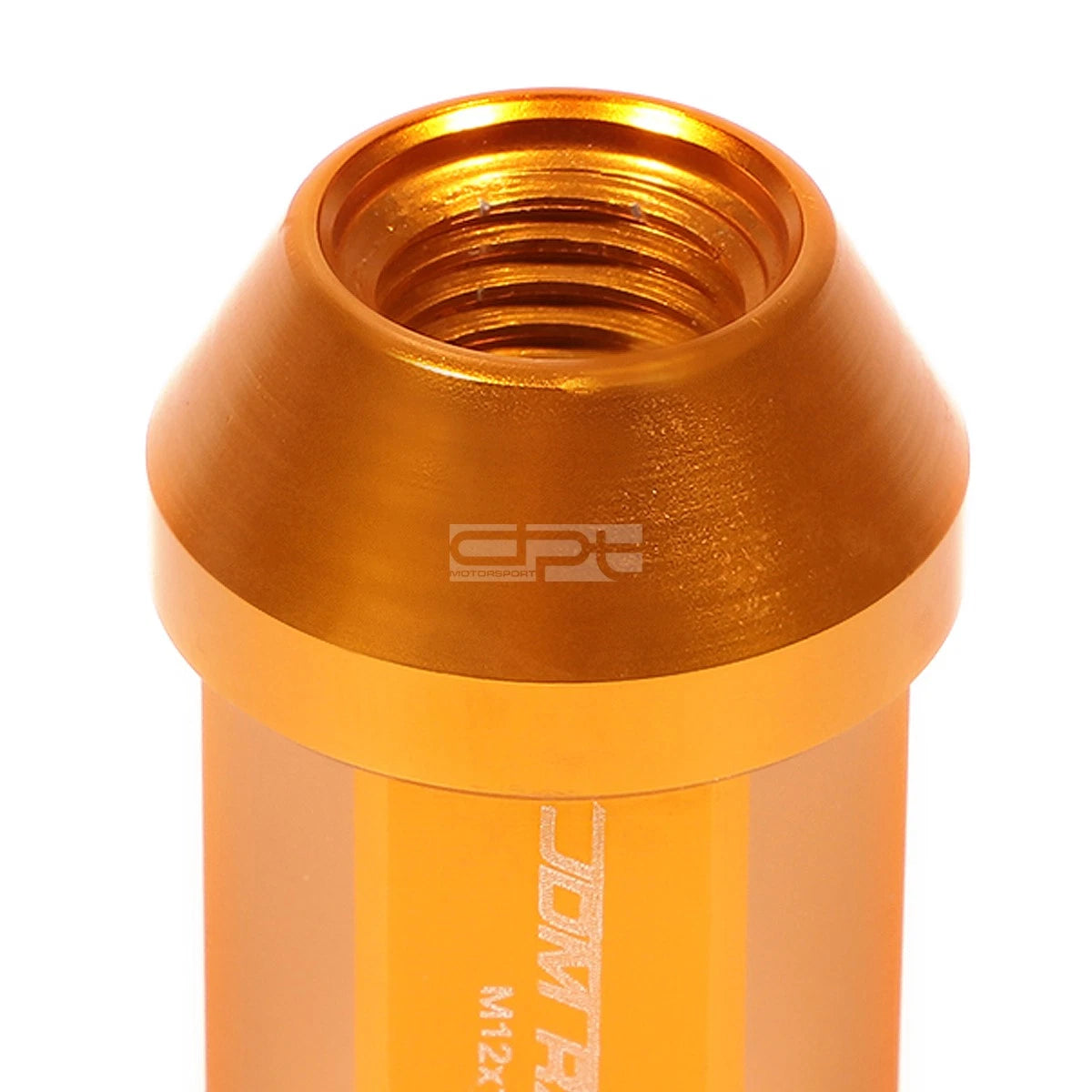 20 PCS Closed End M12x1.5 35mm Tall Orange Aluminum Lug Nuts for JDM Vehicles