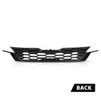 Front Bumper Upper Grille for Kia Seltos (2020–2023) Black Chrome