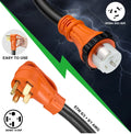 50 Amp Heavy Duty Extension Cord 14-50P to SS2-50R for RV (2010–2023)