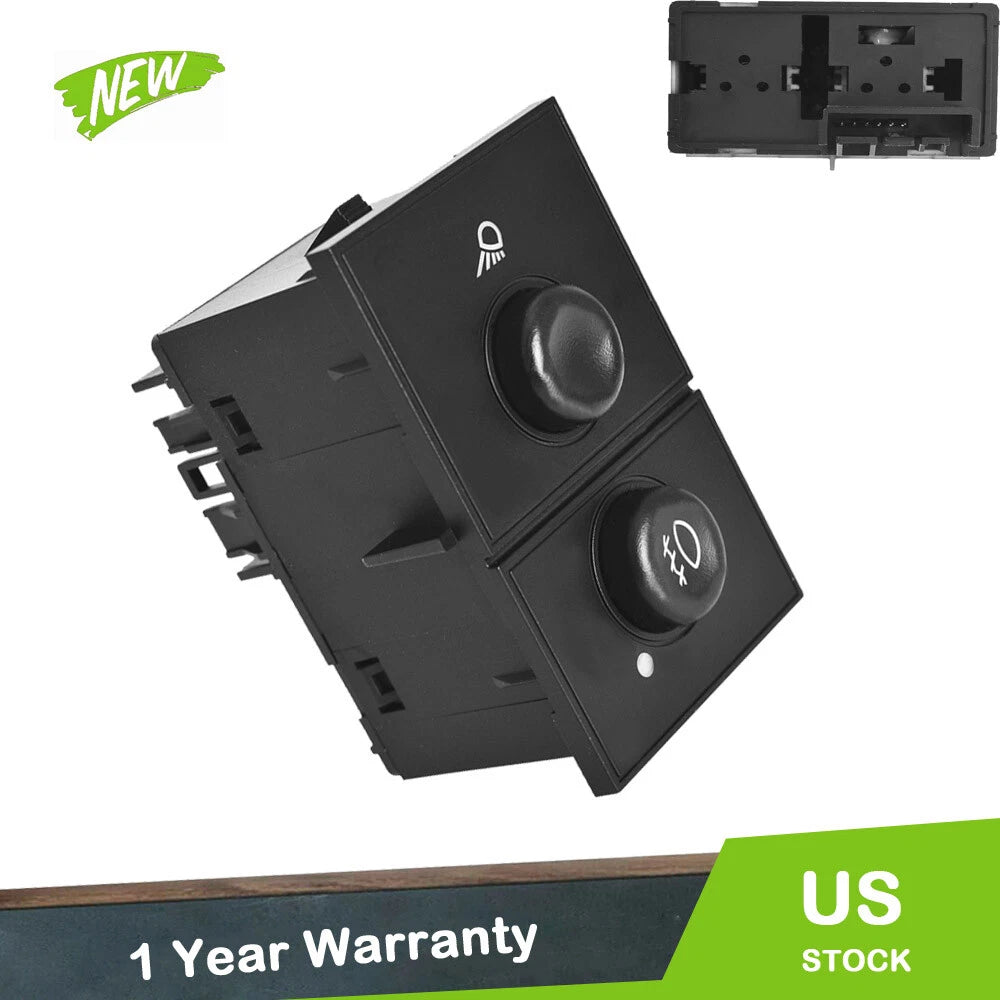 Fog Light Lamp Button Switch for Cadillac Chevrolet GMC Silverado (2003–2007)