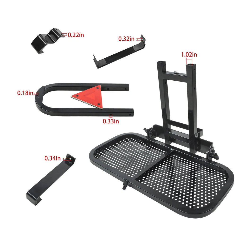 Universal Foldable Rear Seat Bag Holder for Golf Cart