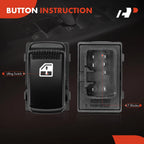 Rear Right Power Window Switch for Kia Sorento (2004-2005, 2007)