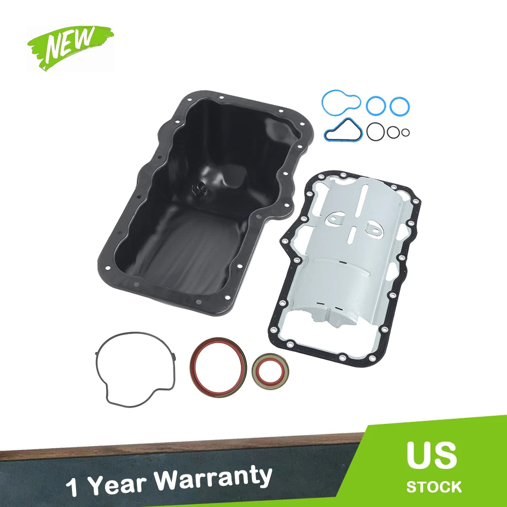 Engine Oil Pan Kit for Dodge Dakota Jeep Commander (2006–2010) 3.7L V6 53021755AA