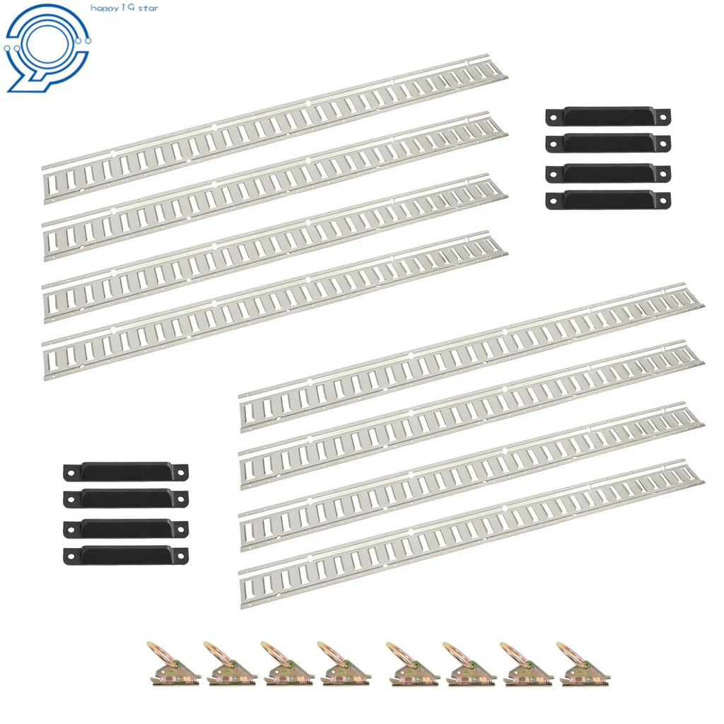 24PCS E Track Rail Tie-Down Kit for E-Track Systems (Fits Various Models)