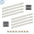 24PCS E Track Rail Tie-Down Kit for E-Track Systems (Fits Various Models)