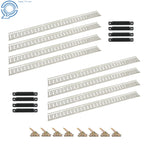 24PCS E Track Rail Tie-Down Kit for E-Track Systems (Fits Various Models)