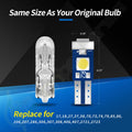 20X T5 6000K LED Visor Vanity Mirror Footwell Light Bulbs 37 74 58 70
