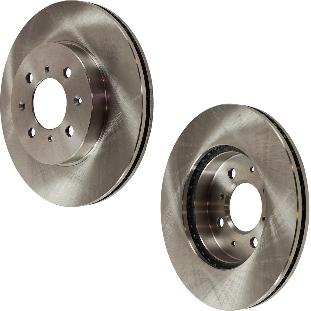 Front Brake Disc Set for Honda Civic (1990–2005) Plain Surface