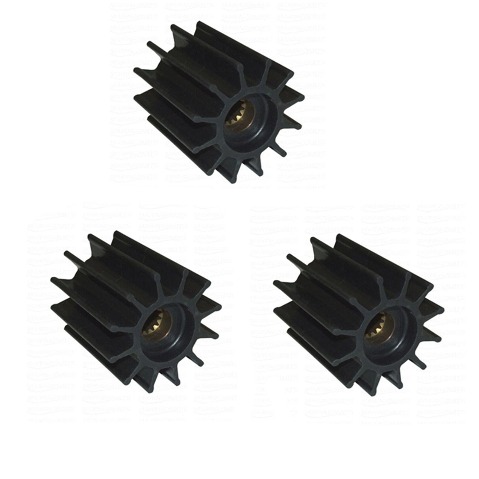 3Pcs Pump Impeller for Sherwood Johnson Water Cummins (09-705BT-1)