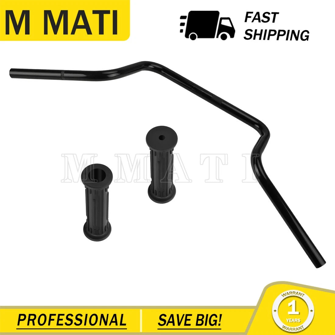Heavy Duty Handlebar & Grips for Polaris Sportsman 500 6x6 (2001–2006) 5244581-067