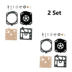 2X Carburetor Gasket Repair Set for Walbro K22-HDA Chainsaw (Replace Parts)