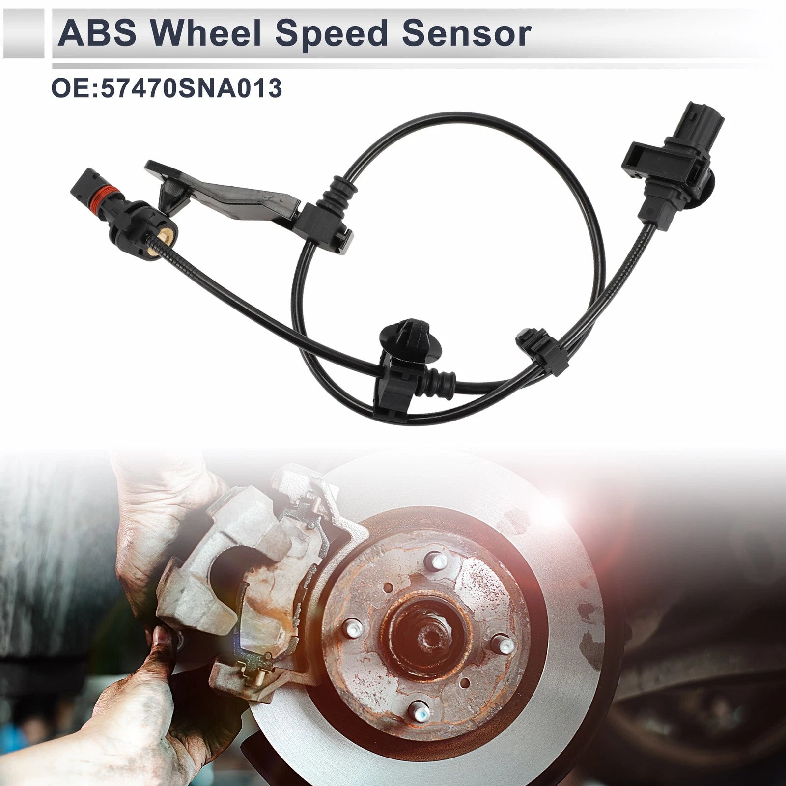 ABS Wheel Speed Sensor No. 57470SNA013 for Honda Civic (2006–2011) Rear Right