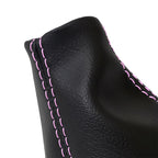 Automatic Shift Boot for Audi Q5 (2009–2017) - Leather Synthetic, Pink Stitch
