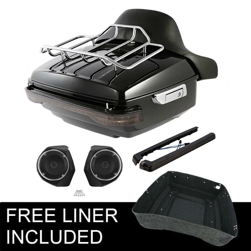 LED Backrest Speakers for Harley Road Street Glide (2014–2026)