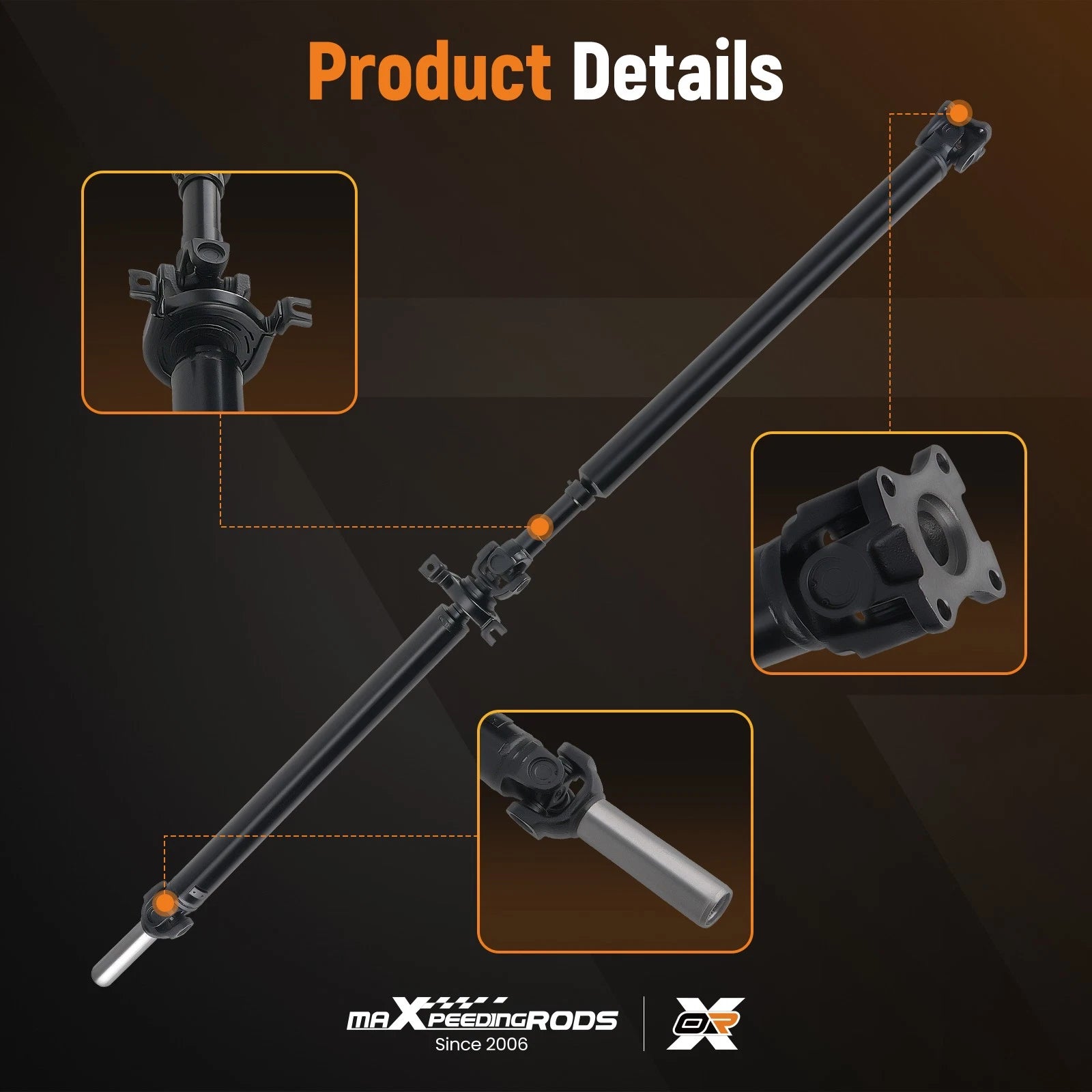 Rear Driveshaft Prop Shaft Assembly for Ford F-150 2011–2014