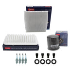 Denso Tune Up Kit & NGK 4 Spark Plugs for Toyota Corolla Matrix (2003–2008)