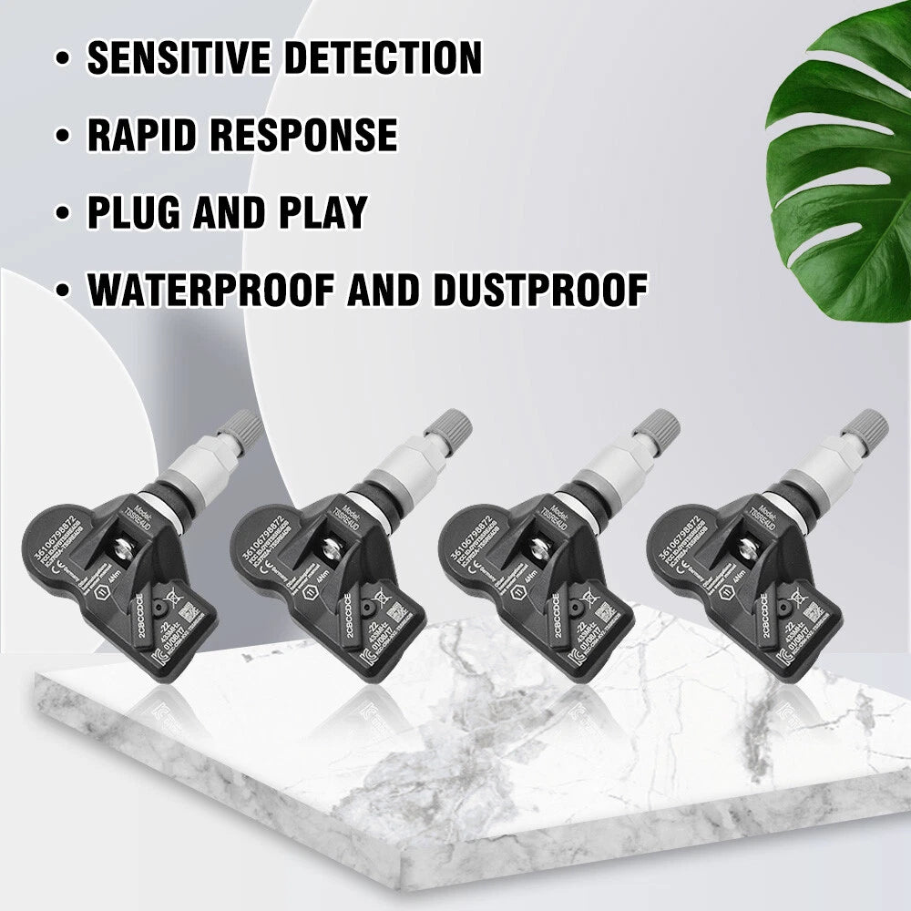 Set of 4 Tire Pressure Sensors TPMS for BMW 2 3 4 5 6 7 Series X1 Z4 Mini (2012–2023) 36106798872
