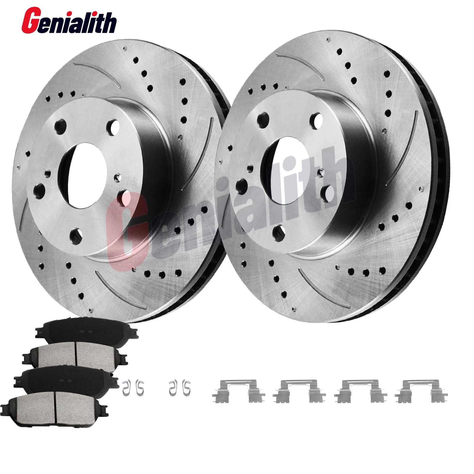 Front Brake Rotors & Pads Kit for Toyota Tacoma (2005–2015)