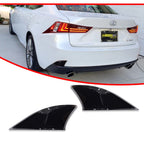 Smoked Lens Rear Bumper Reflector for Lexus IS (2014–2020)