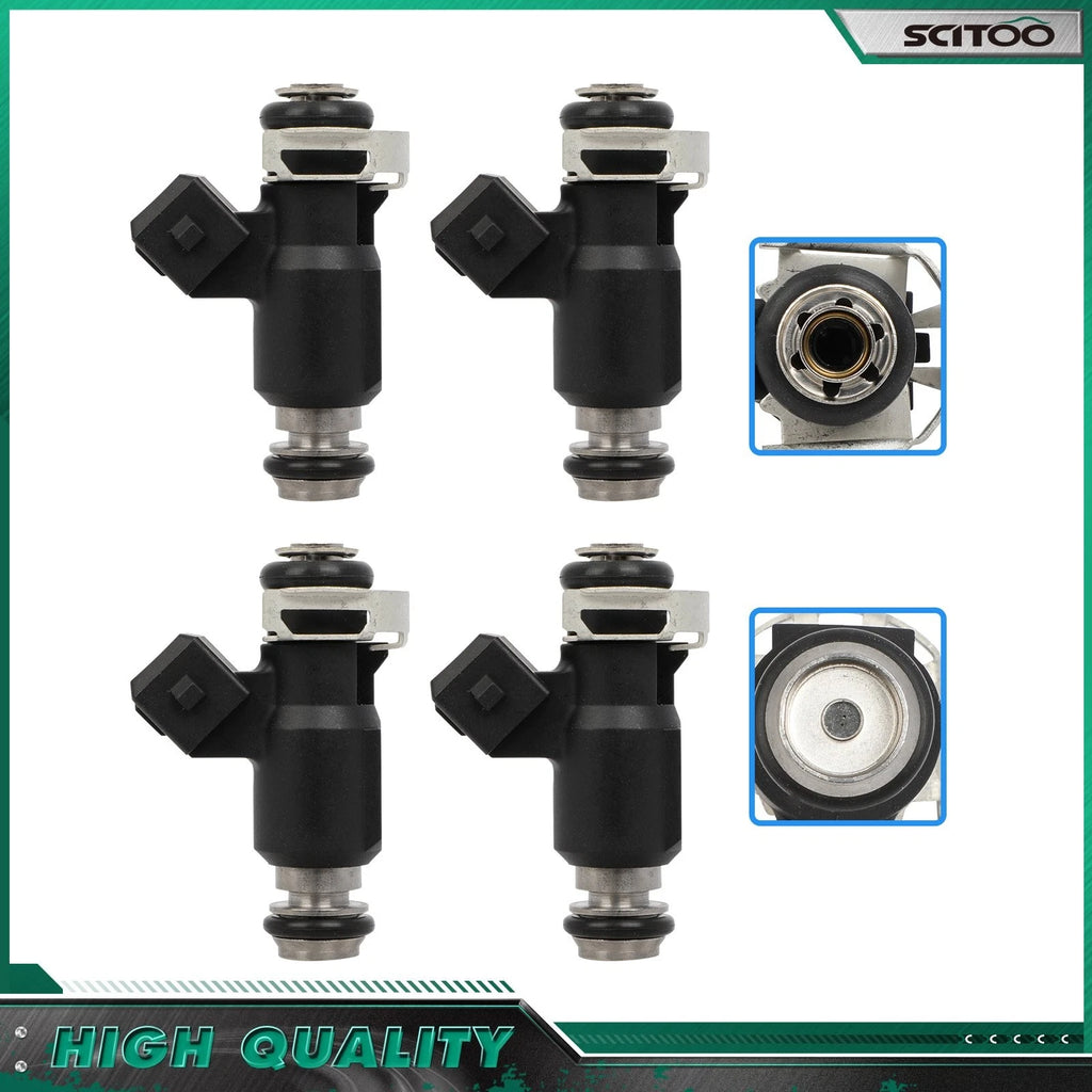 Set of 4 Fuel Injectors for Mercury Mariner L4 2.3L (2002–2006)
