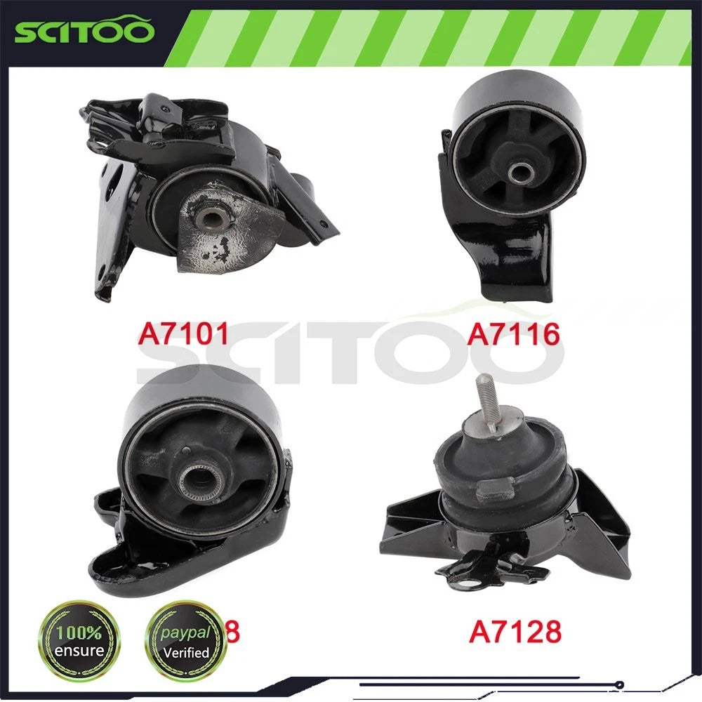 4X Motor & Trans Mount Kit for Hyundai Tiburon (2003–2005)