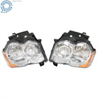 Halogen Headlights for Jeep Grand Cherokee (2008–2010) Left+Right Side