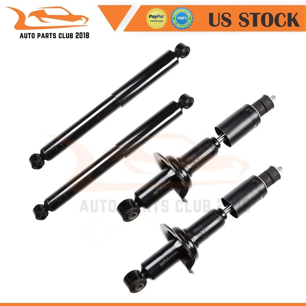 Set of 4 Front Rear Struts Shocks for Nissan Titan 2WD (2004–2015)