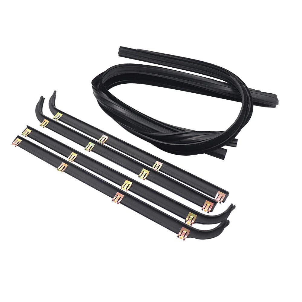 Set of 6 Window Sweep Weatherstrip for Ford Pickup Truck (1987–1997)