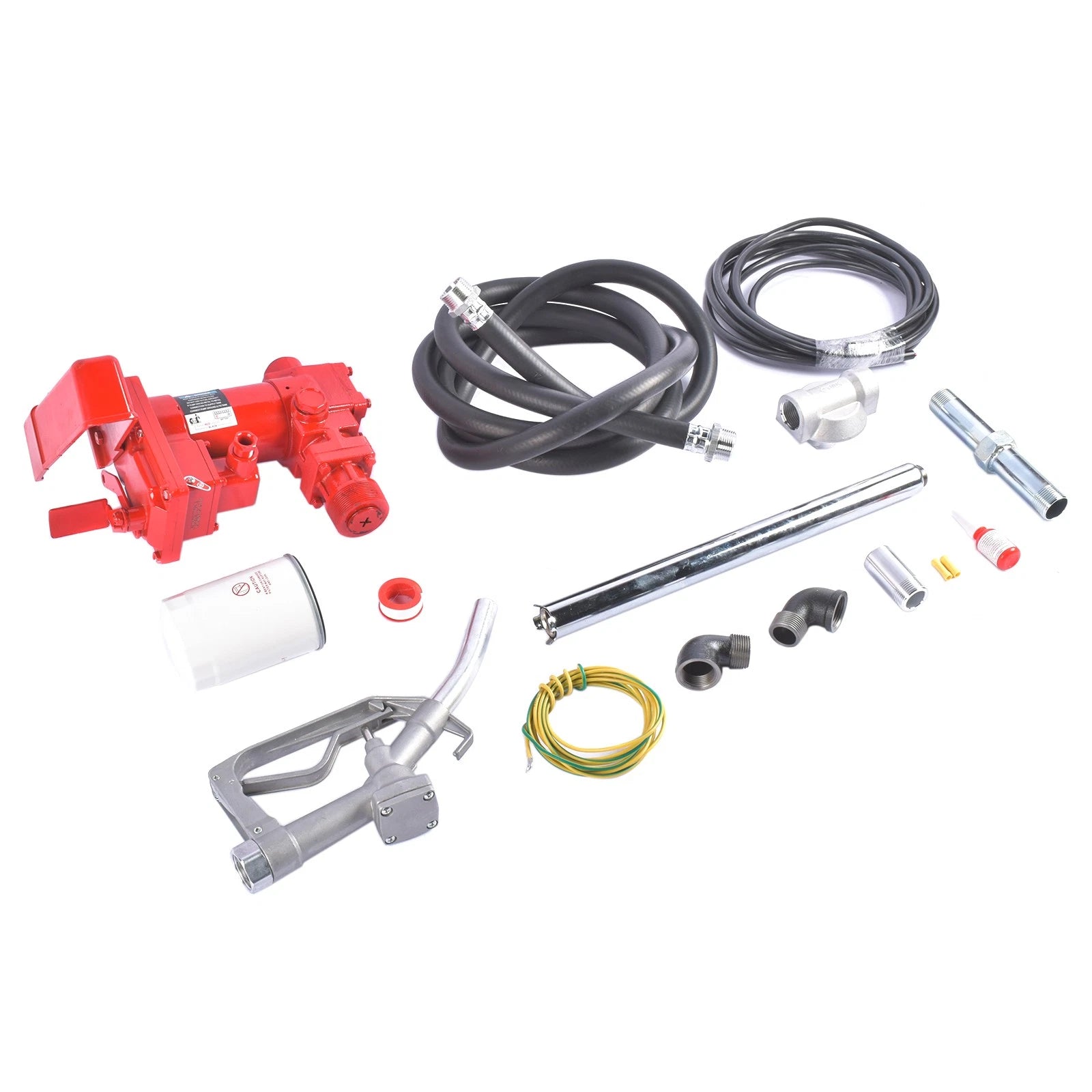Fuel Transfer Pump 15GPM + Nozzle for Gas Diesel Kerosene (2010–2023)
