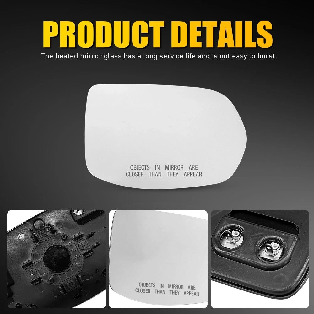 Passenger Side Heated Mirror Glass for Honda CR-V, HR-V (2012–2022)