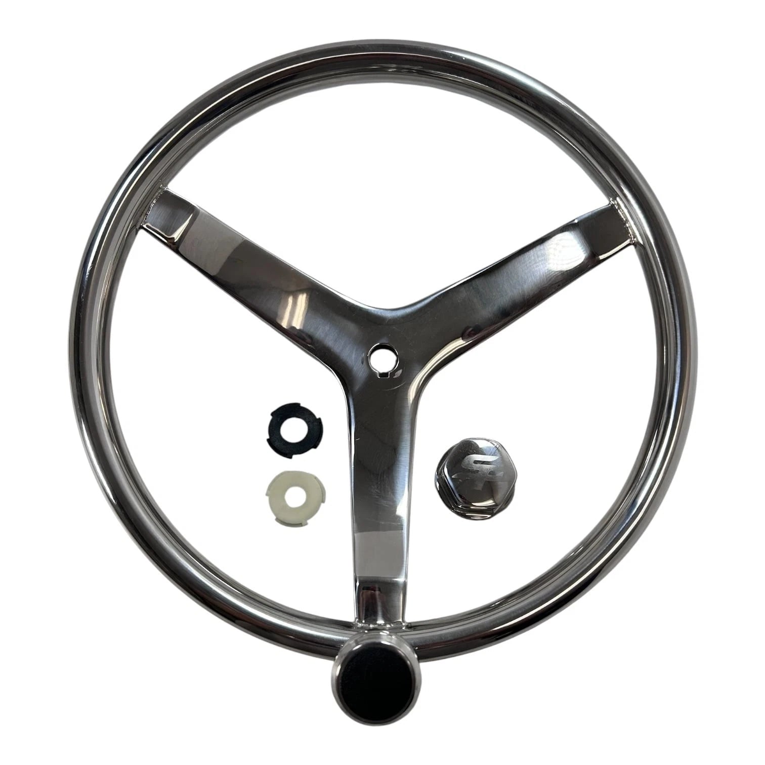 Marine Steering Wheel 13.5" w/ Knob & Center Nut for Schmitt 7161321FGK-R