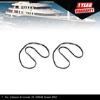 2X Cowl Glass Hood Rubber Seal for Johnson Evinrude V4