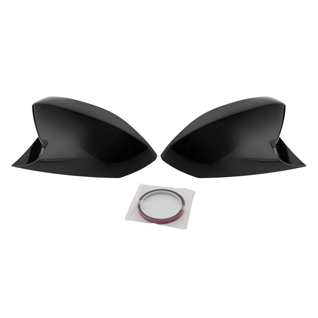 Mirror Cover Protective Shell for Toyota Corolla (2019–2022) Black ABS Trim