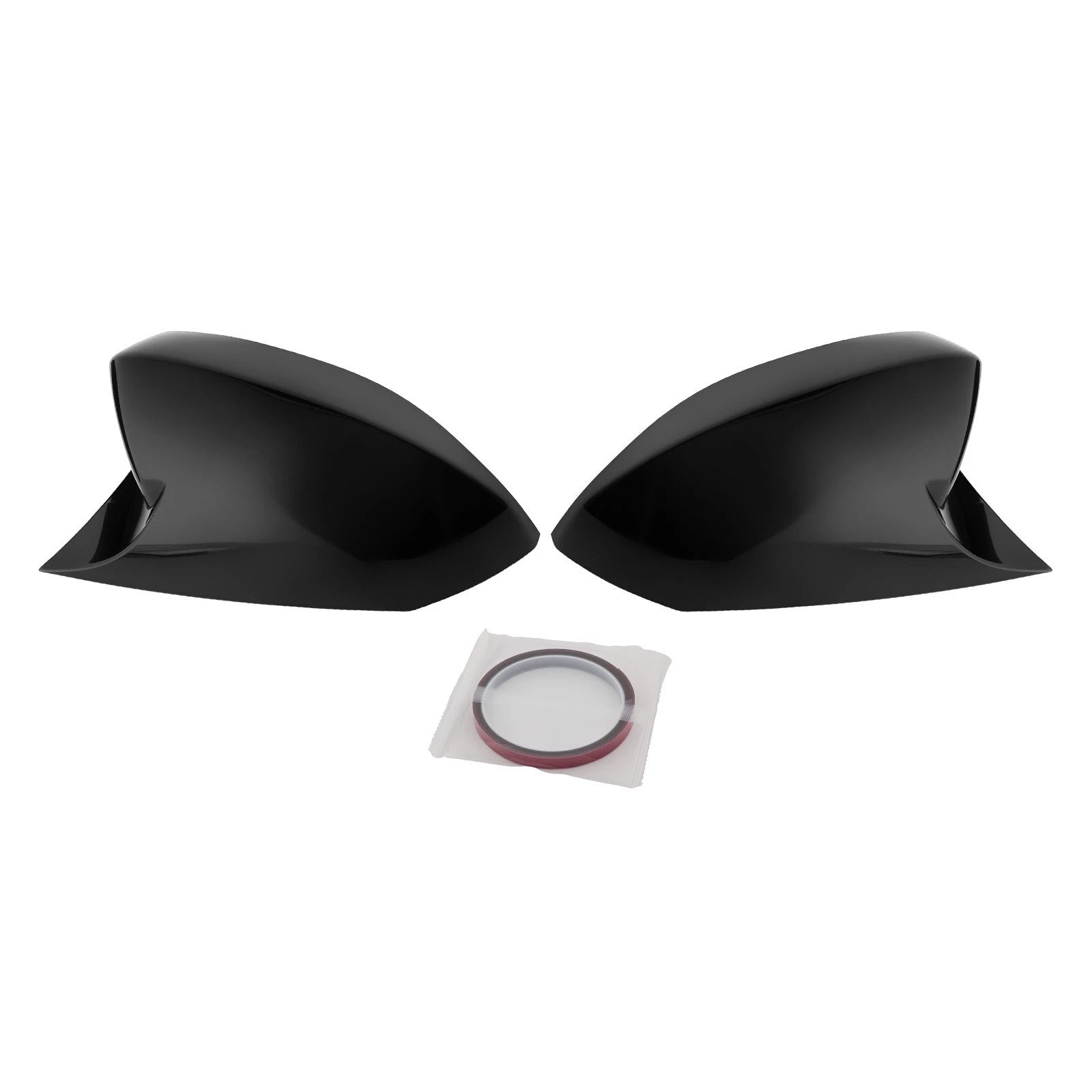 Mirror Cover Protective Shell for Toyota Corolla (2019–2022) Black ABS Trim