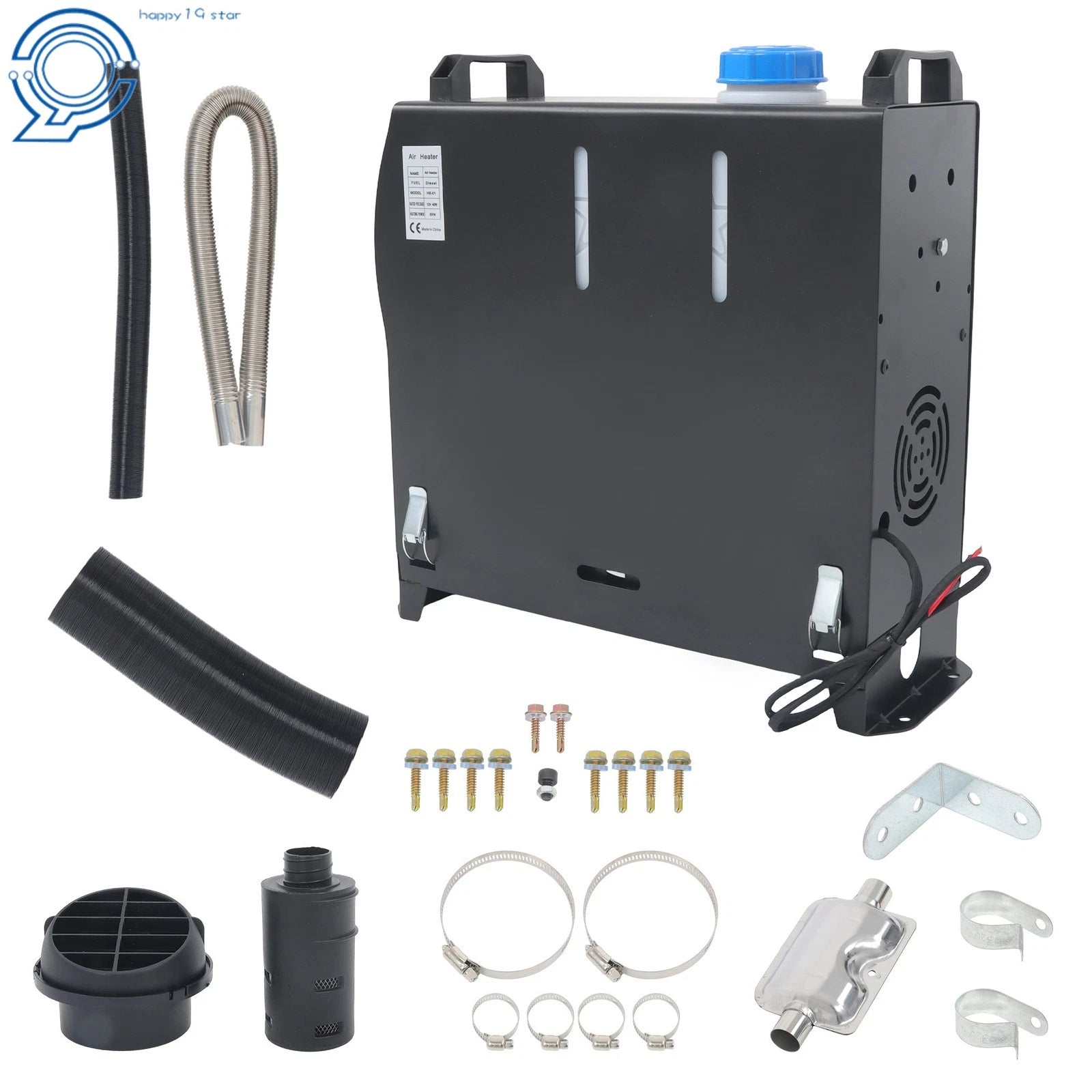 8KW Diesel Air Heater with LCD Thermostat for Boat Motorhome Truck Trailer