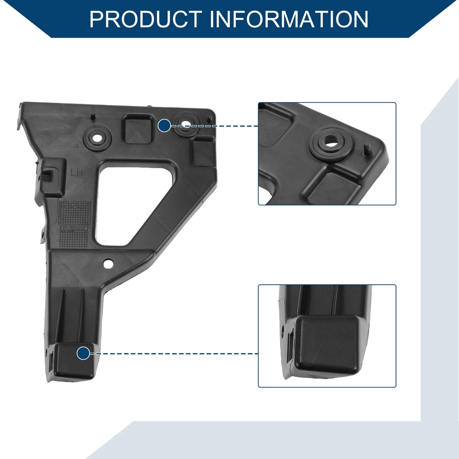 Left Front Bumper Support Bracket No. 4F0807227 for Audi A6 Quattro (2005–2011)