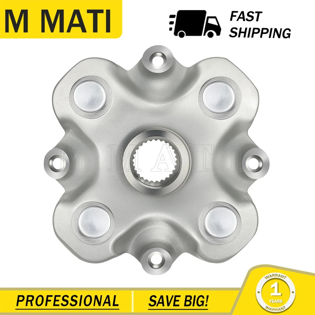 3B4-25111-11-00 Front/Rear Wheel Hub for Yamaha Grizzly 700 YFM700 (2007–2024)
