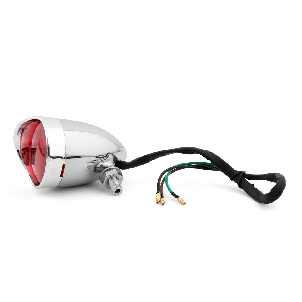 Rear License Plate Brake Tail Light for Harley (Universal Fit)