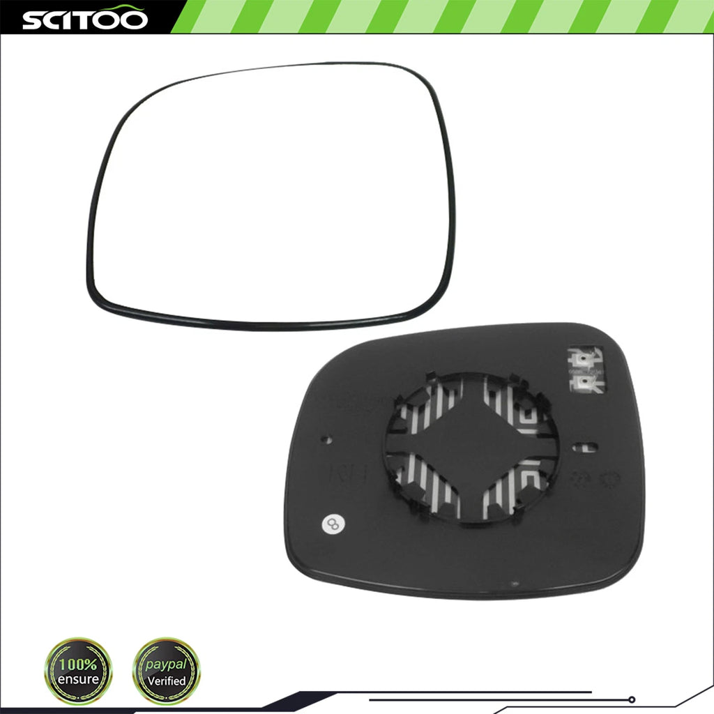 Set of 2 Heated Door Mirror Glasses for Dodge Caravan (2008–2011)