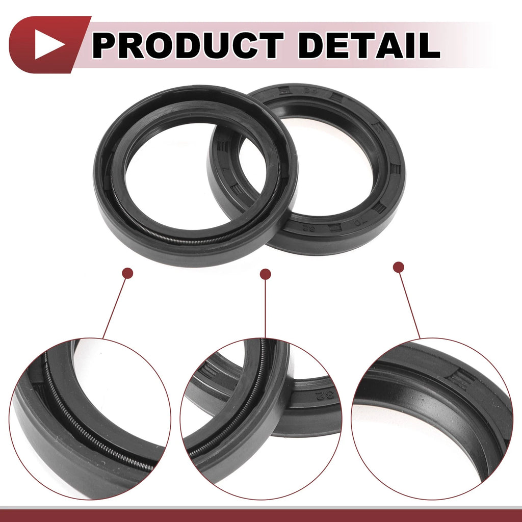 Set of 5 Rotary Shaft Oil Seals for Various Models (32x45x7mm, Nitrile)