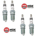 Set of 4 NGK Iridium Spark Plugs TR55IX for Ford GM (Pre-Gapped)