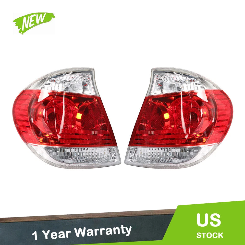 Set of 2 Chrome Rear Tail Lights for Toyota Camry (2005–2006)