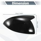 Pair Rearview Mirror Cover Cap Gloss Black for Mercedes-Benz C-Class (2022–2023)