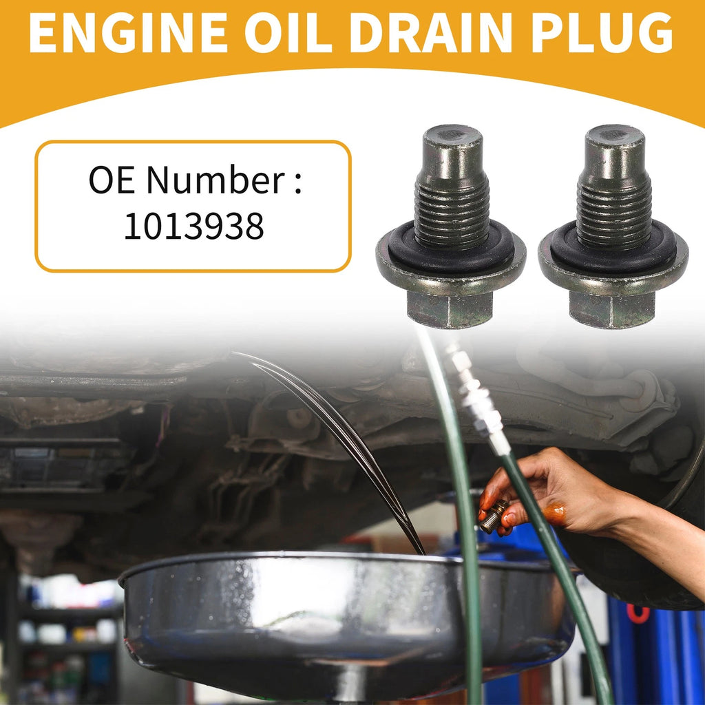 2X Oil Drain Plug Pan Thread Repair No. 1013938 for Lincoln 