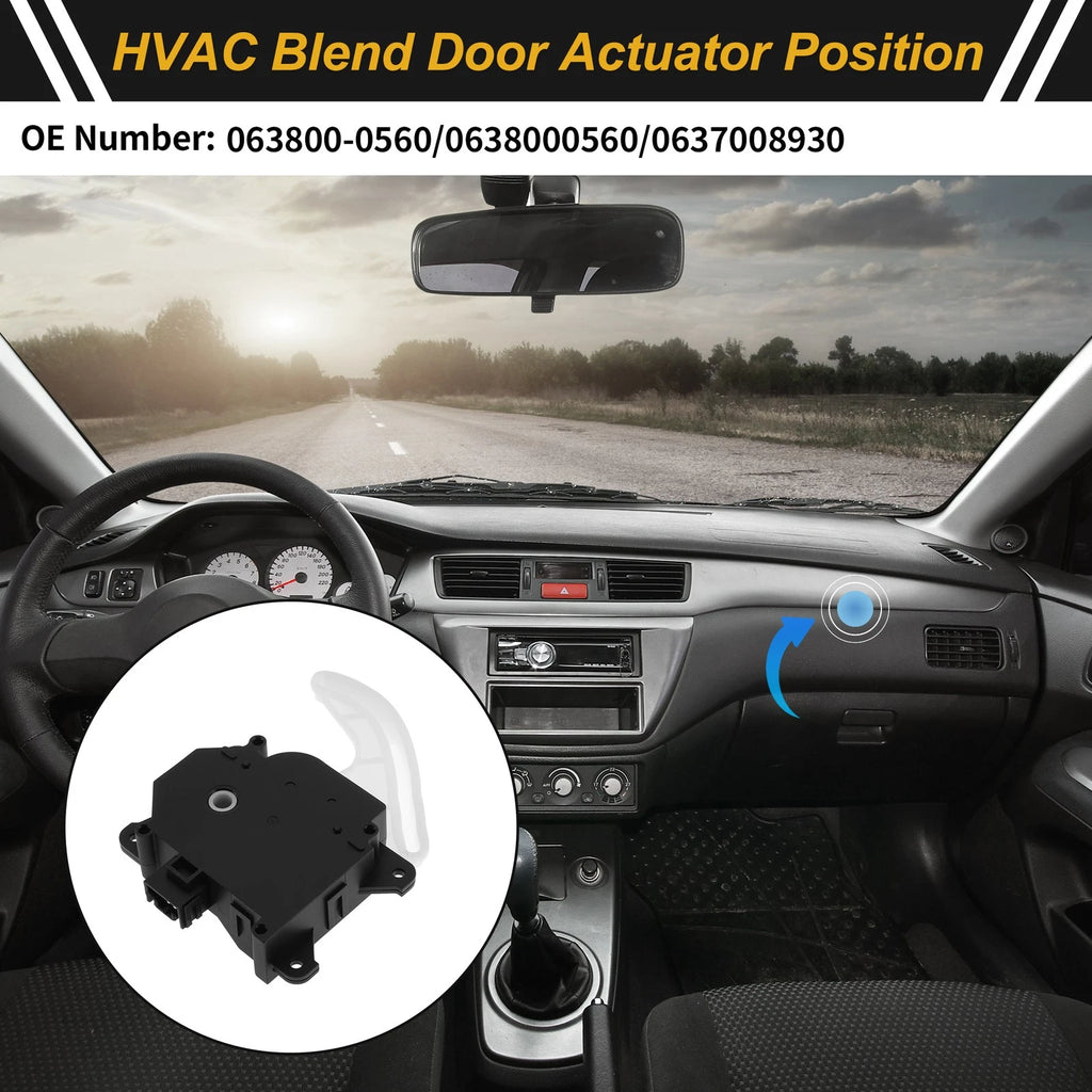 HVAC Heater Blend Door Actuator with Bracket for Toyota Corolla (No. 063800-0560)