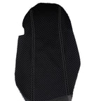 Console Armrest Cover for Dodge Dakota (2008–2011) PVC Carbon Gray Stitch