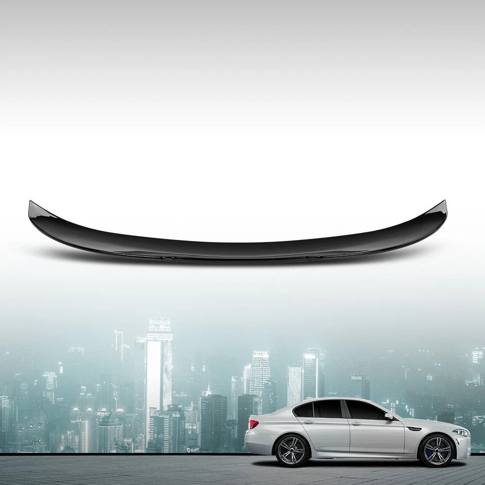 Rear Trunk Spoiler Wing for BMW F10 528i 535i M5 (2011–2017) Gloss Black