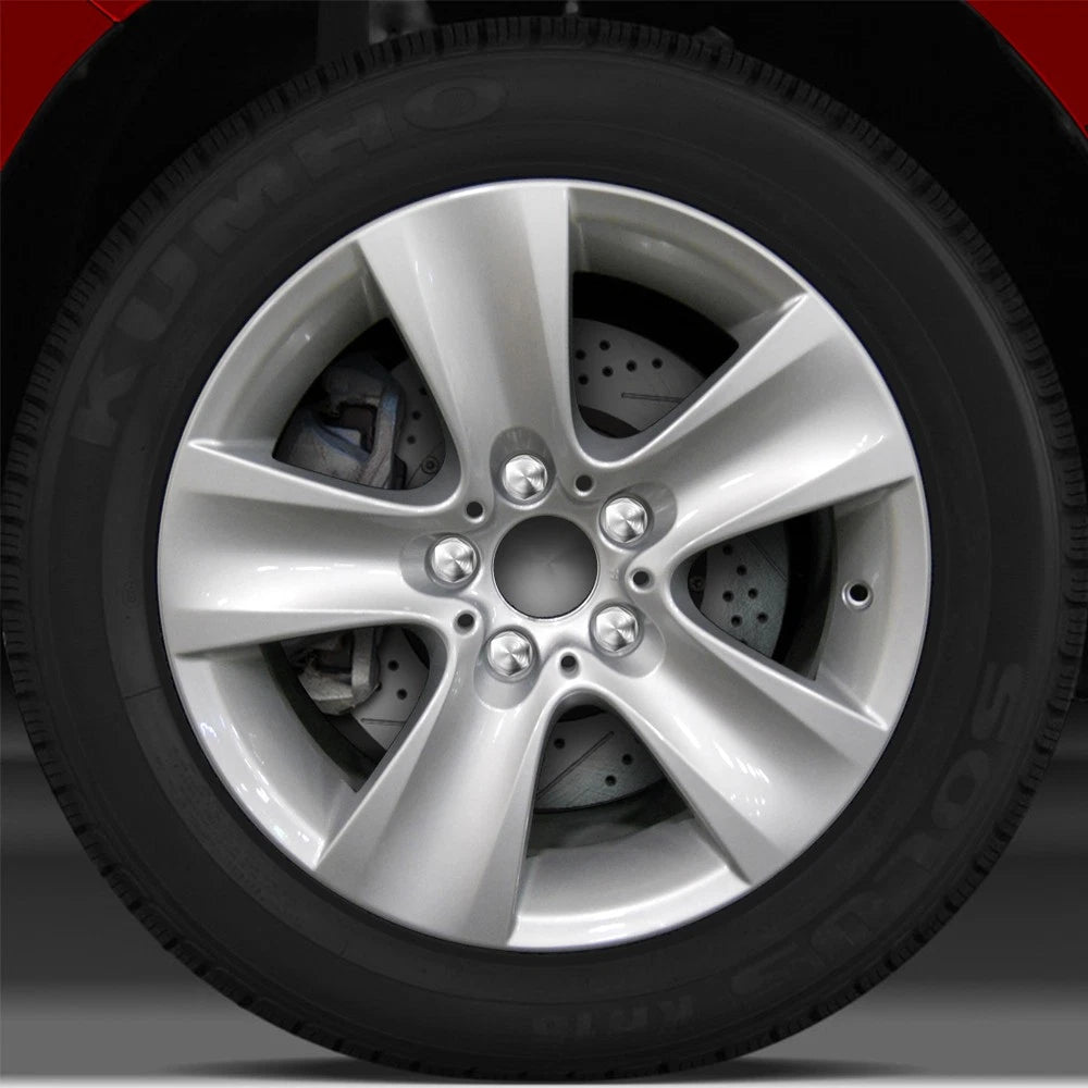 17x8 Wheel (5 Spoke Bright Medium Silver Full Face) for 12-15 BMW Activehybrid 5