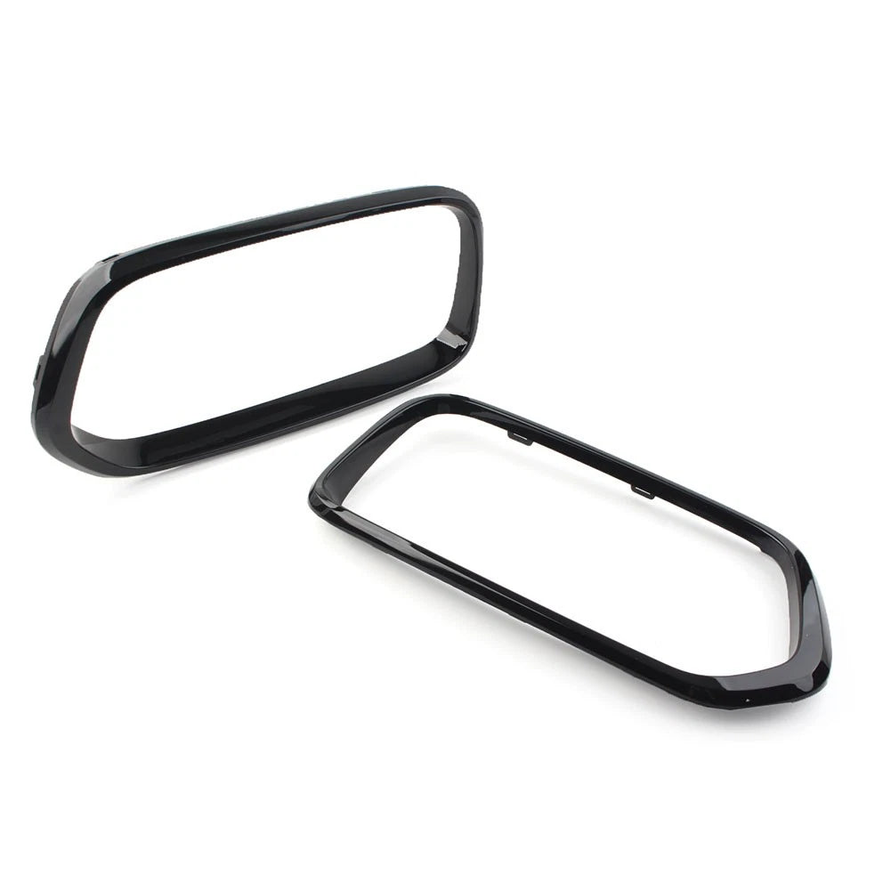 Front Bumper Grille Frame Cover Trim for BMW X2 F39 (2018–2021) Gloss Black Pair